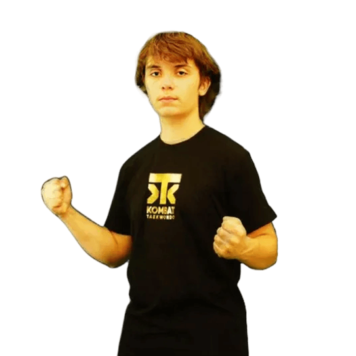 Kombat TKD T-Shirt (Gold Foil)